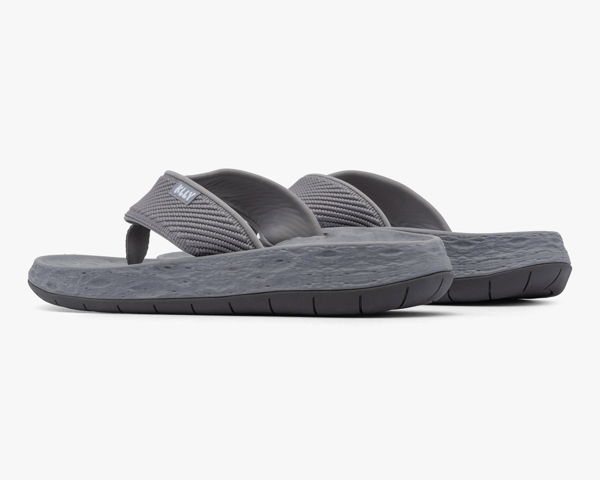 Dark grey sandals for women and teenagers - Avarca Nubuck Dark Grey