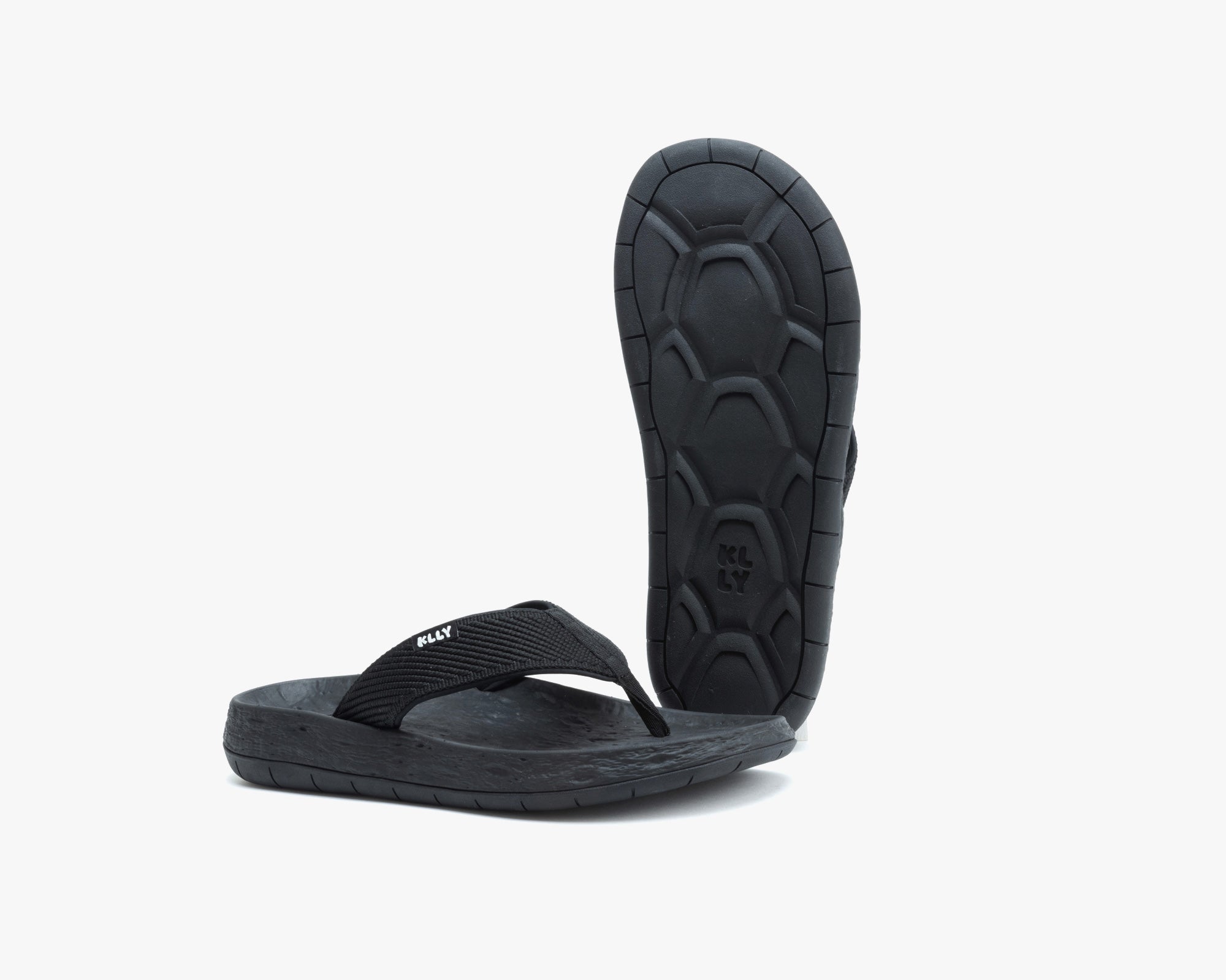 Black Comfort Sandal leather shoes for men | Rapawalk